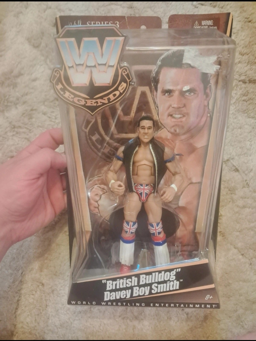 Wwe Legend series 3 British bulldog Davey Boy Smith